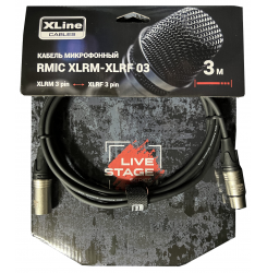 Кабель микрофонный Xline Cables RMIC XLRM-XLRF 03 