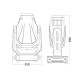 Поворотная голова SS659SC PLUTO 350