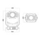 Поворотная голова SS659SC PLUTO 350