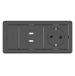 Модуль на 2 вставки Kramer T-IN2-REC1(B)