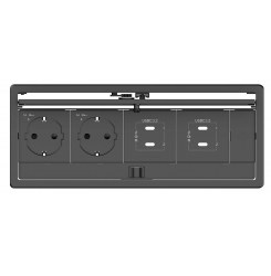 Модуль на 4 вставки Kramer T-IN4-REC2(B)