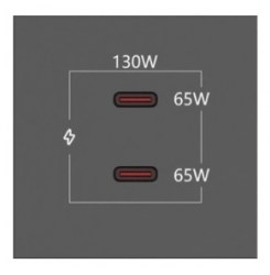 Розетка Kramer MC-2C130W(B)