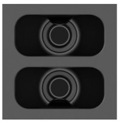 Заглушка Kramer MCP-2(B)