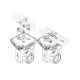 Вращающаяся голова на лампе MeanReal Mini Beam 250