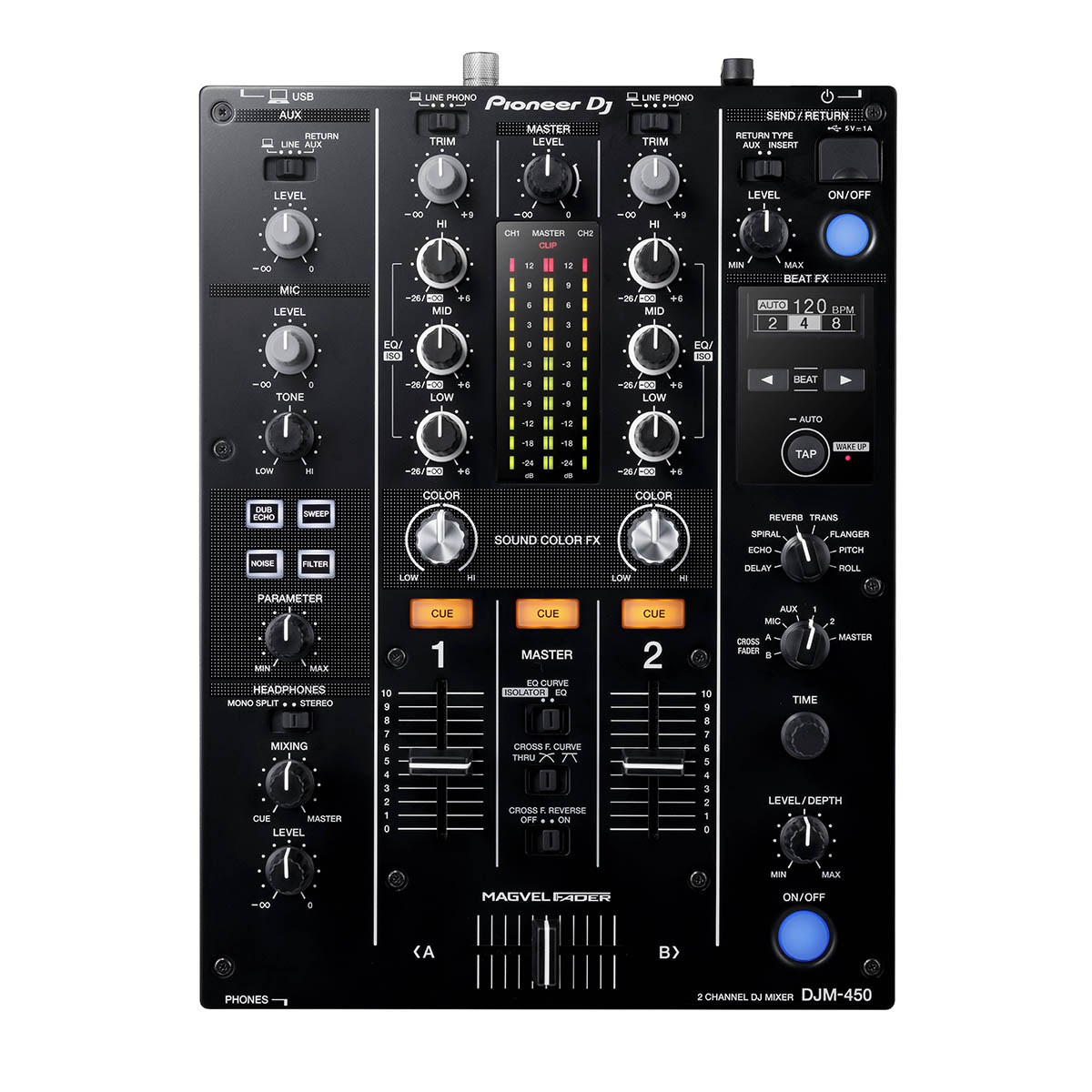 Микшерный пульт Pioneer DJM-450 – купить: цена, описание, характеристики.  Музыкальное оборудование, освещение, инструменты – Звук и Свет