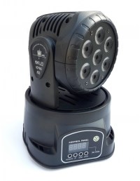 Световой прибор Lixada Mini Moving Head Wash RGBW 7x10W