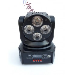 Световой прибор Lixada Mini Moving Head RGBWAUV Wash 4x18W