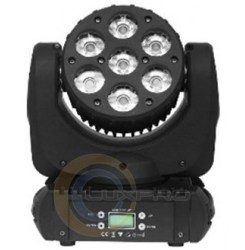 Вращающаяся голова LL-M34 7х12W 6-in-1 LED Mini Wash