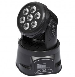 Вращающаяся голова Linly Lighting LL-M06 7х18w 6in1 Led Mini Wash