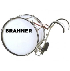 Маршевый бас-барабан Brahner MBD-2612H/WH