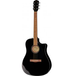 Гитара электроакустическая Fender CD-60SCE Black WN