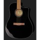 Гитара электроакустическая Fender CD-60SCE Black WN